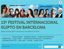 Tablet Screenshot of festivalegiptoenbarcelona.com